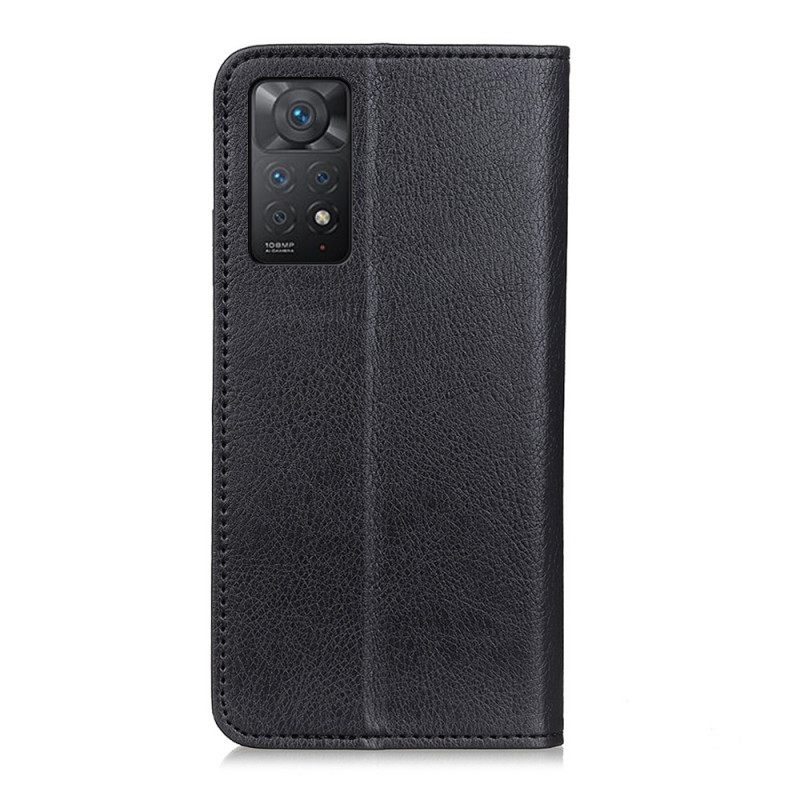 θηκη κινητου Xiaomi Redmi Note 11 Pro / 11 Pro 5G Θήκη Flip Litchi Split Leather