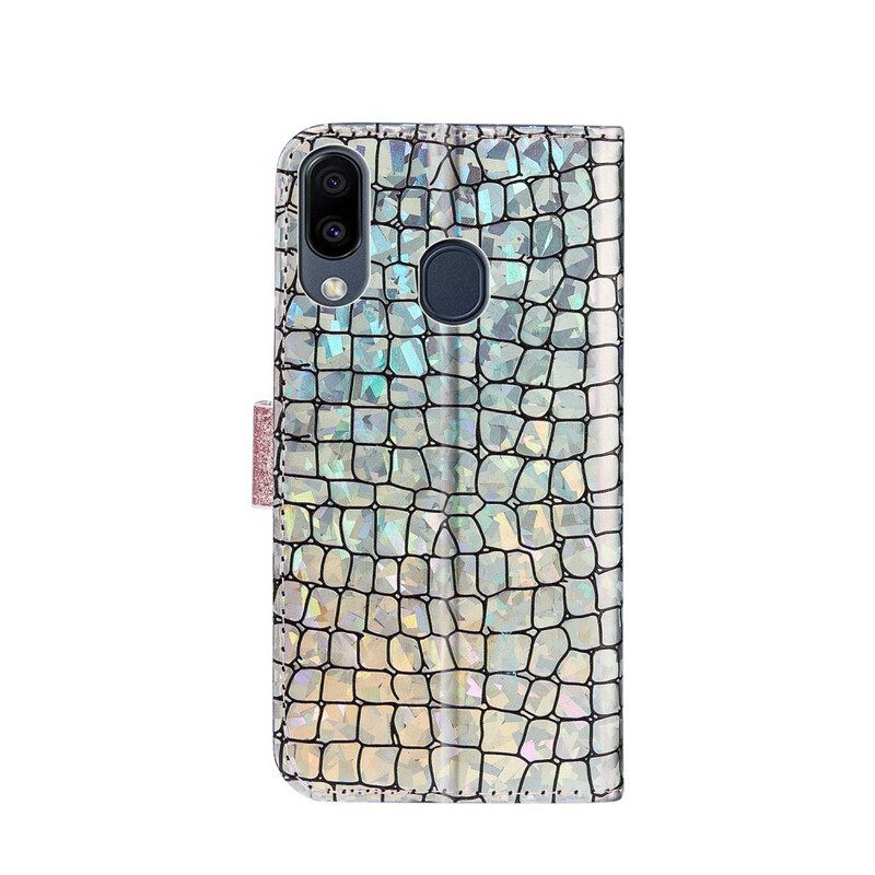 Κάλυμμα Samsung Galaxy A30 Crocodile Diamonds