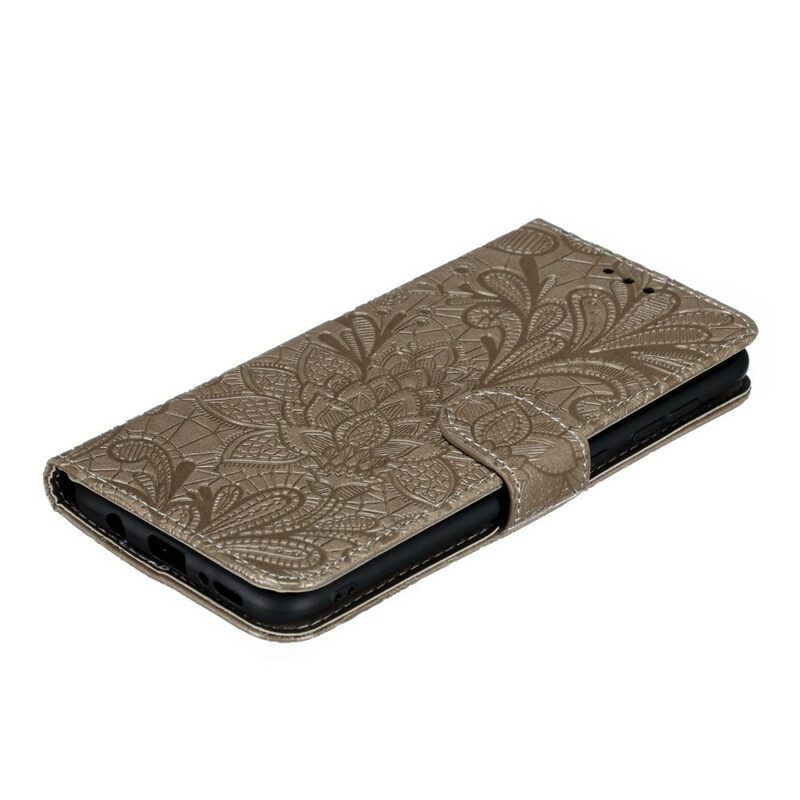 Κάλυμμα Samsung Galaxy A30 με κορδονι Strap Tribal Flowers