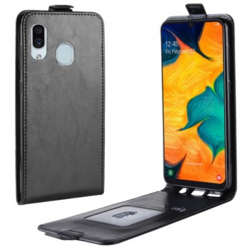 Θήκη Flip Samsung Galaxy A30 δερματινη θηκη Πτυσσόμενο Δερμάτινο Εφέ