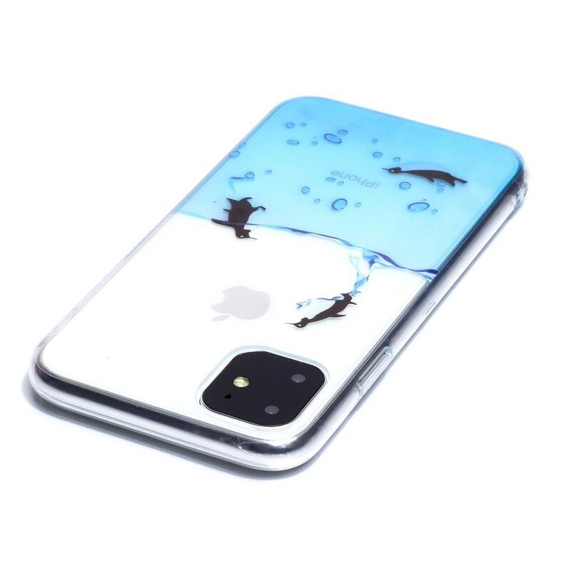 Θήκη iPhone 11 Άνευ Ραφής Παιχνίδι Πιγκουίνων