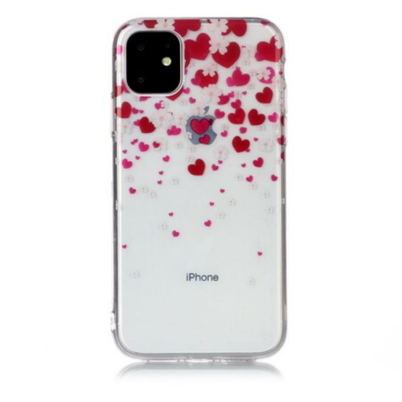 Θήκη iPhone 11 Rain Of Hearts