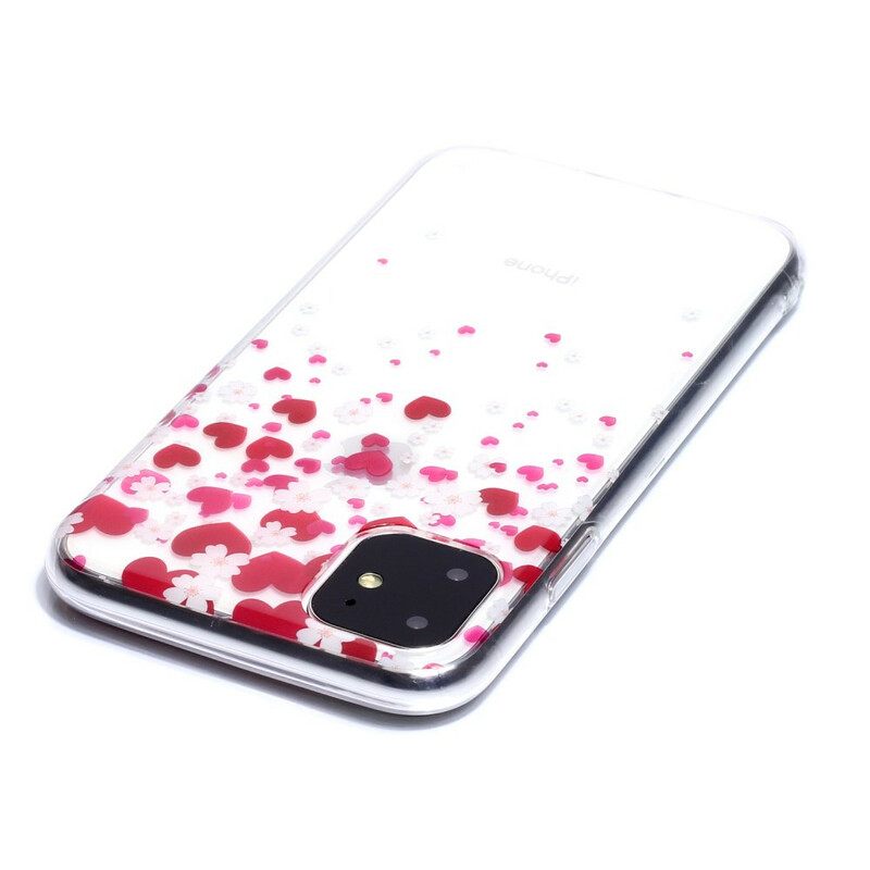 Θήκη iPhone 11 Rain Of Hearts