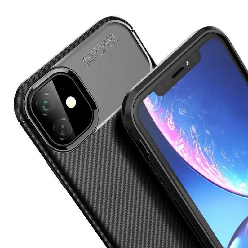 θηκη κινητου iPhone 11 Ευέλικτη Υφή Από Ίνες Άνθρακα