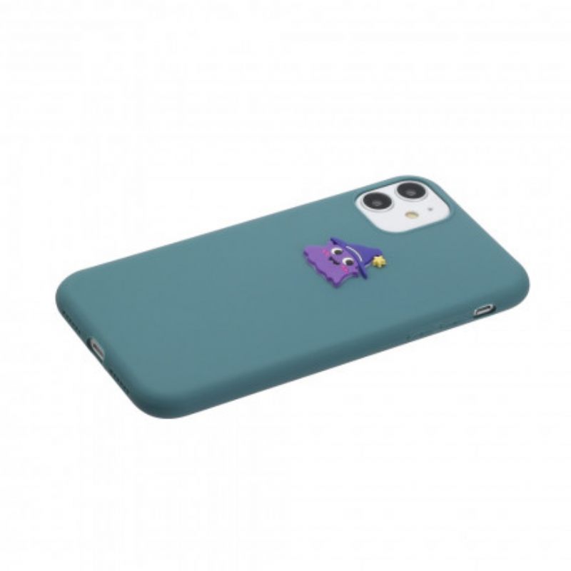 θηκη κινητου iPhone 11 Silicone Logo Animal Fun