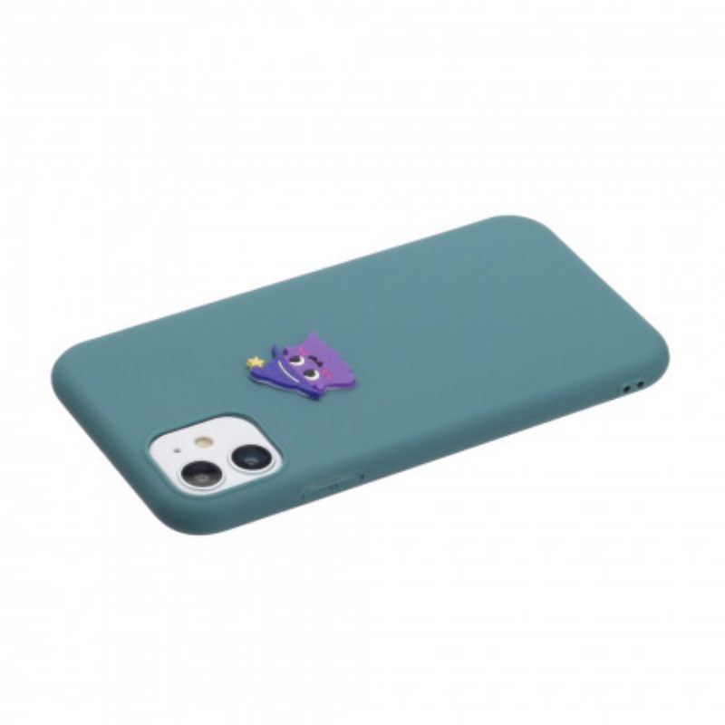 θηκη κινητου iPhone 11 Silicone Logo Animal Fun