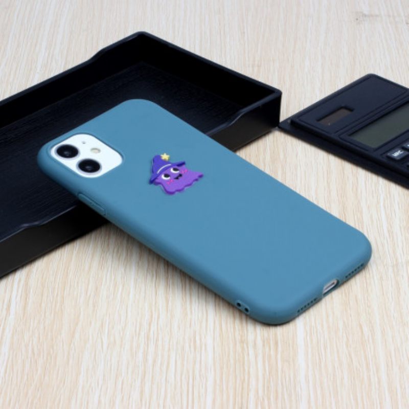 θηκη κινητου iPhone 11 Silicone Logo Animal Fun