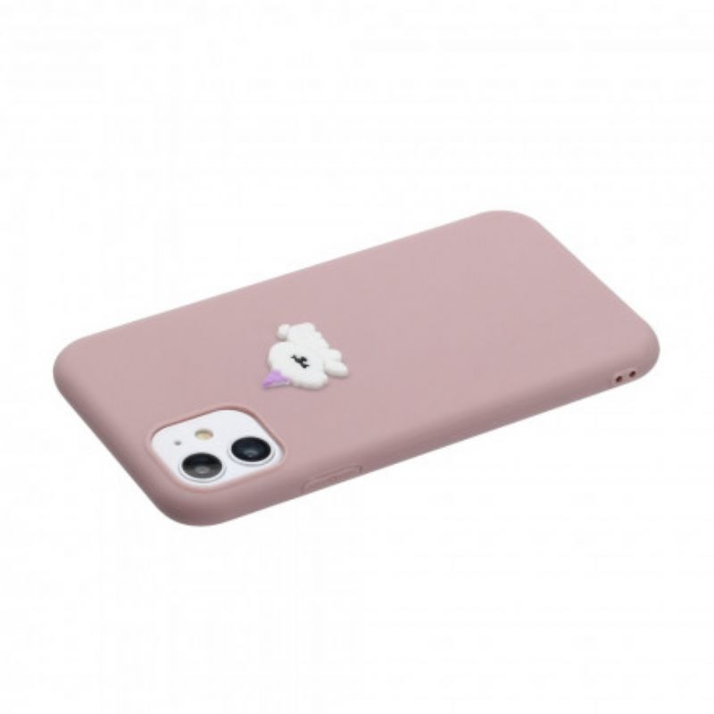 θηκη κινητου iPhone 11 Silicone Logo Animal Fun