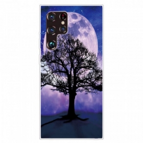 θηκη κινητου Samsung Galaxy S22 Ultra 5G Δέντρο Και Σελήνη