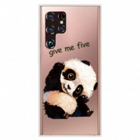 θηκη κινητου Samsung Galaxy S22 Ultra 5G Panda Give Me Five