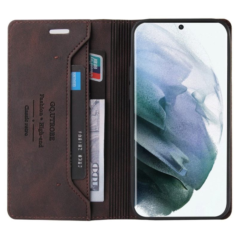 θηκη κινητου Samsung Galaxy S22 Ultra 5G Θήκη Flip Faux Leather Gq.utrobe