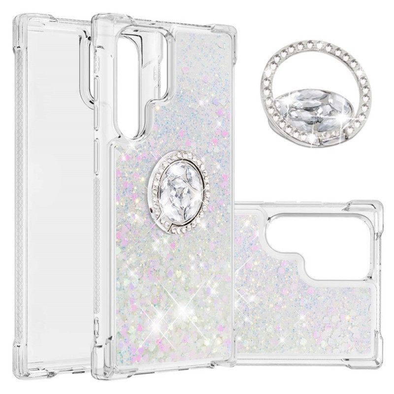 Θήκη Samsung Galaxy S22 Ultra 5G Glitter Ring-bracket