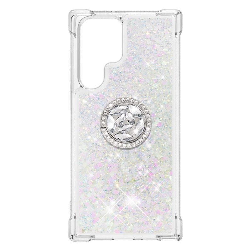 Θήκη Samsung Galaxy S22 Ultra 5G Glitter Ring-bracket