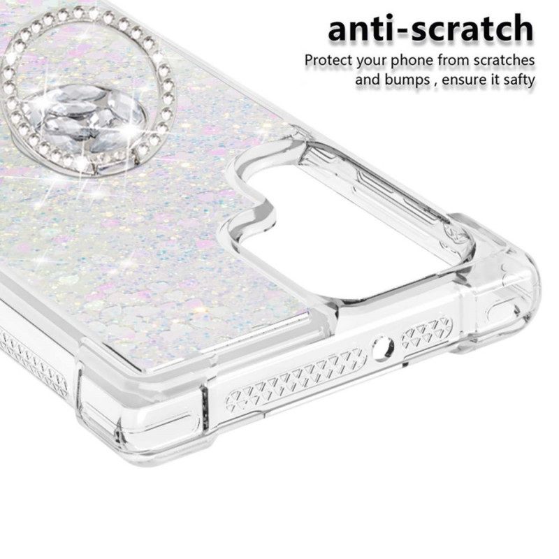 Θήκη Samsung Galaxy S22 Ultra 5G Glitter Ring-bracket