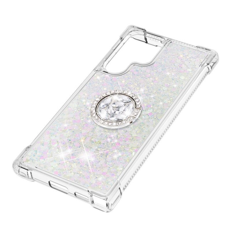 Θήκη Samsung Galaxy S22 Ultra 5G Glitter Ring-bracket