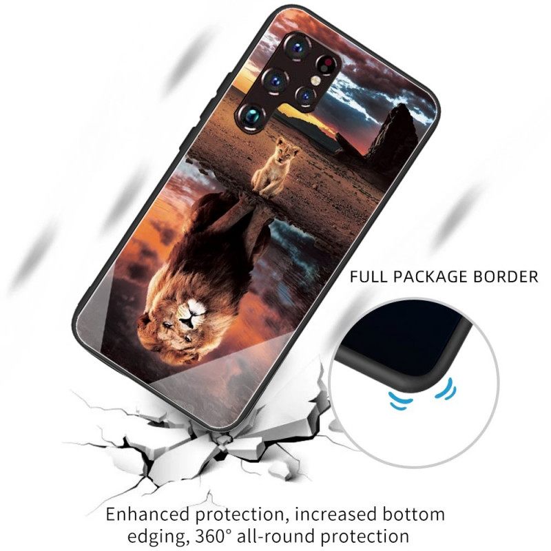 Θήκη Samsung Galaxy S22 Ultra 5G Lion Cub's Dream Tempered Glass