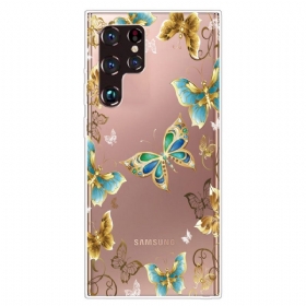 Θήκη Samsung Galaxy S22 Ultra 5G Σχεδιασμός Πεταλούδων