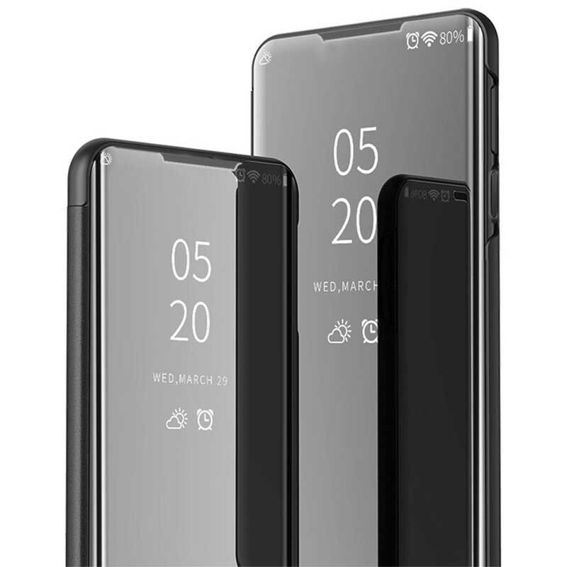 θηκη κινητου Samsung Galaxy M51 Καθρέφτης Και Ψεύτικο Δέρμα