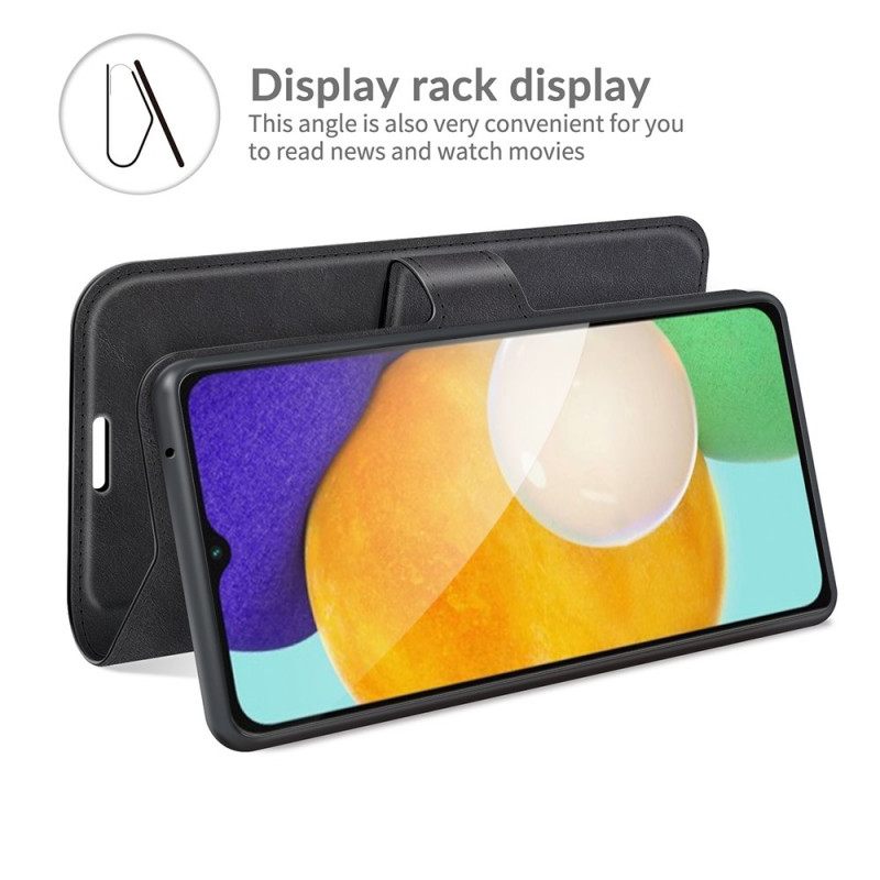 Κάλυμμα Samsung Galaxy A13 5G / A04s Faux Leather Slim