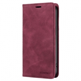 Δερματινη Θηκη Oppo Reno 12 5g Betopnice Suede Effect Rfid Blocking Σιλικόνης