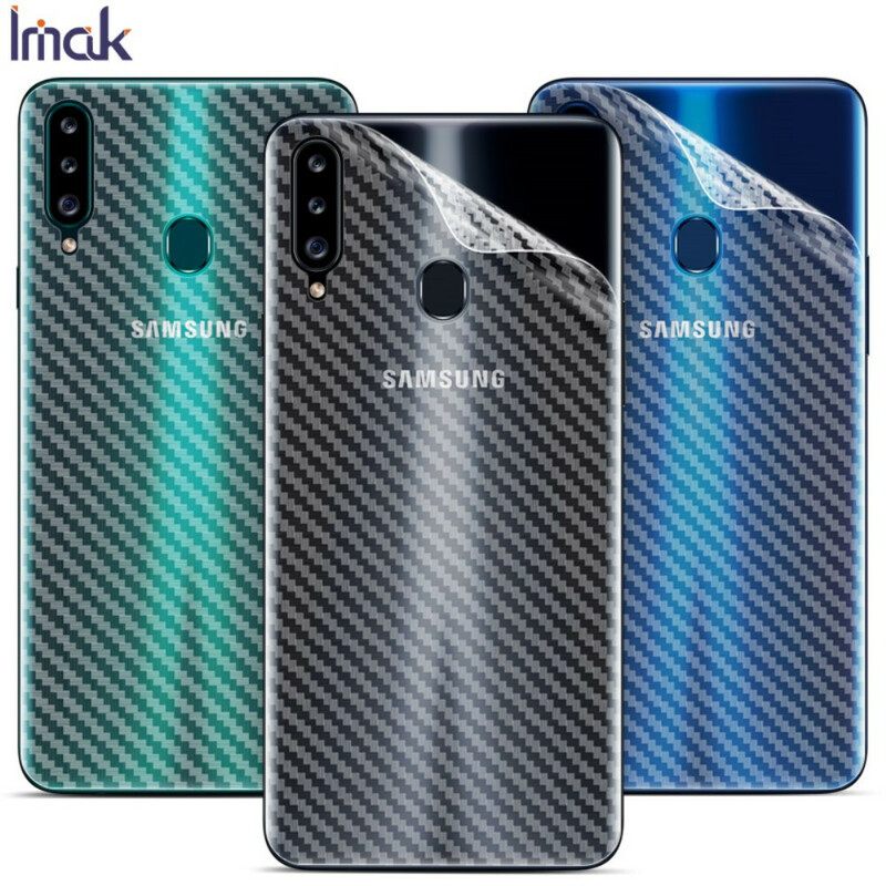 Μεμβράνη Προστασίας Πλάτης Για Samsung Galaxy A20S Style Carbon Imak