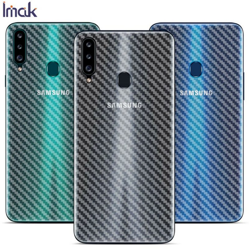 Μεμβράνη Προστασίας Πλάτης Για Samsung Galaxy A20S Style Carbon Imak