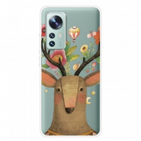 θηκη κινητου Xiaomi 12 Pro Σιλικόνη Tribal Deer