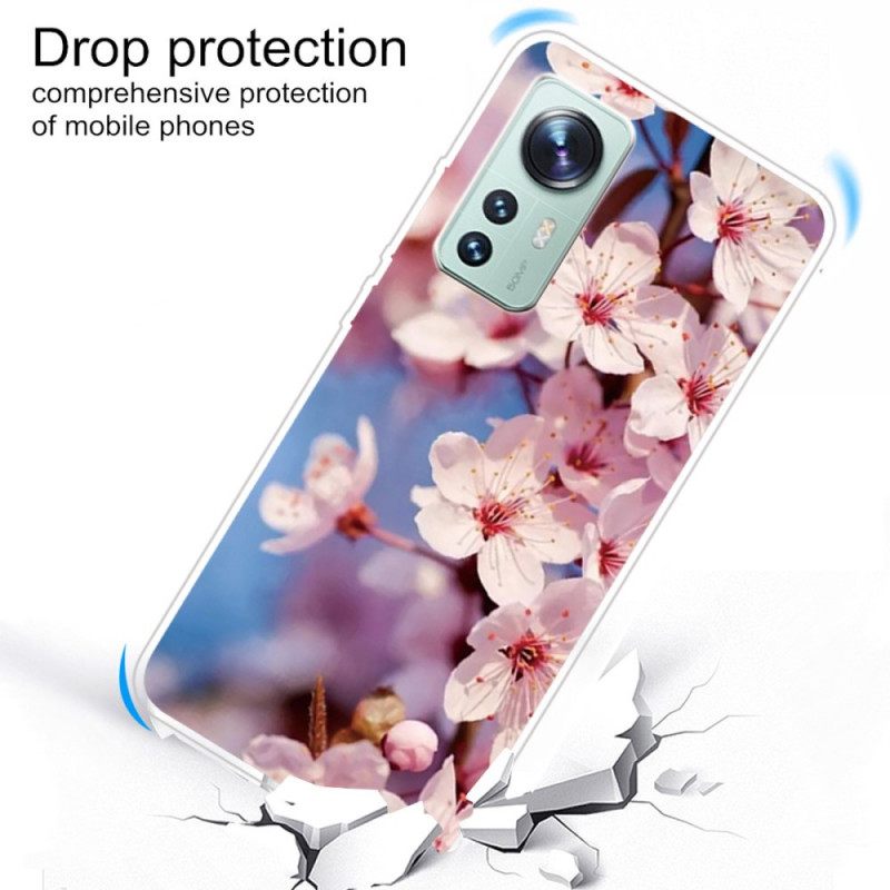 Θήκη Xiaomi 12 Pro Floral Σιλικόνη