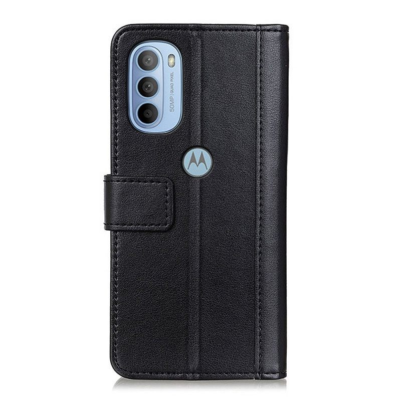 Κάλυμμα Moto G41 / G31 Έκδοση Split Leather