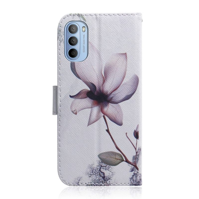 Κάλυμμα Moto G41 / G31 Flower Dusty Pink