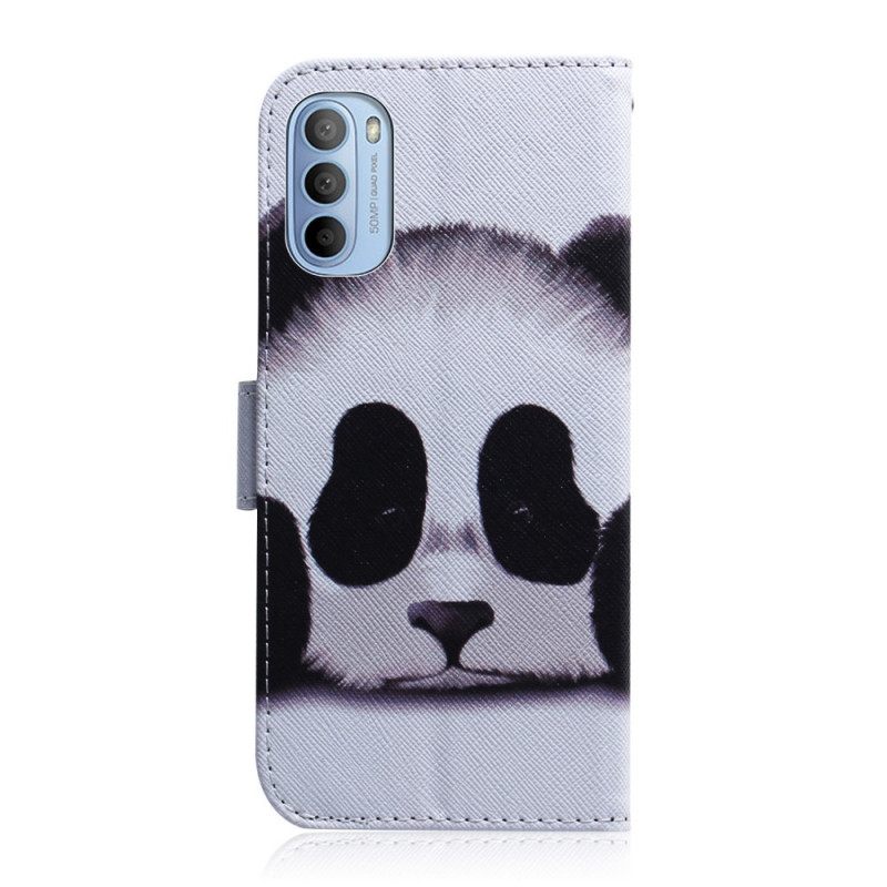 Κάλυμμα Moto G41 / G31 Πρόσωπο Panda