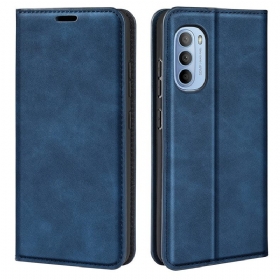 θηκη κινητου Moto G41 / G31 Θήκη Flip Εφέ Silk Soft Leather