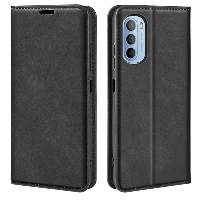 θηκη κινητου Moto G41 / G31 Θήκη Flip Εφέ Silk Soft Leather