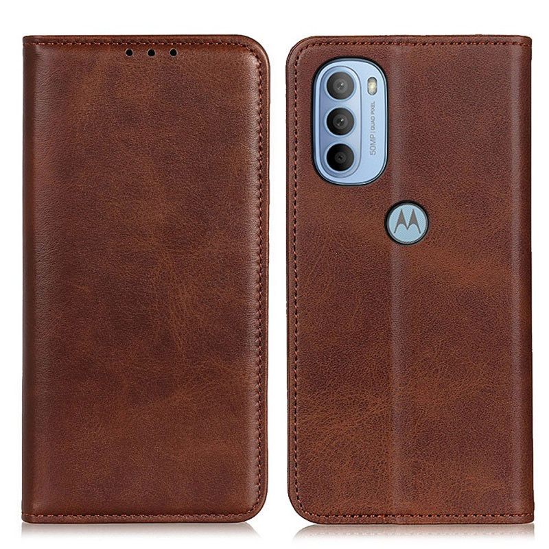 θηκη κινητου Moto G41 / G31 Θήκη Flip Lychee Split Leather