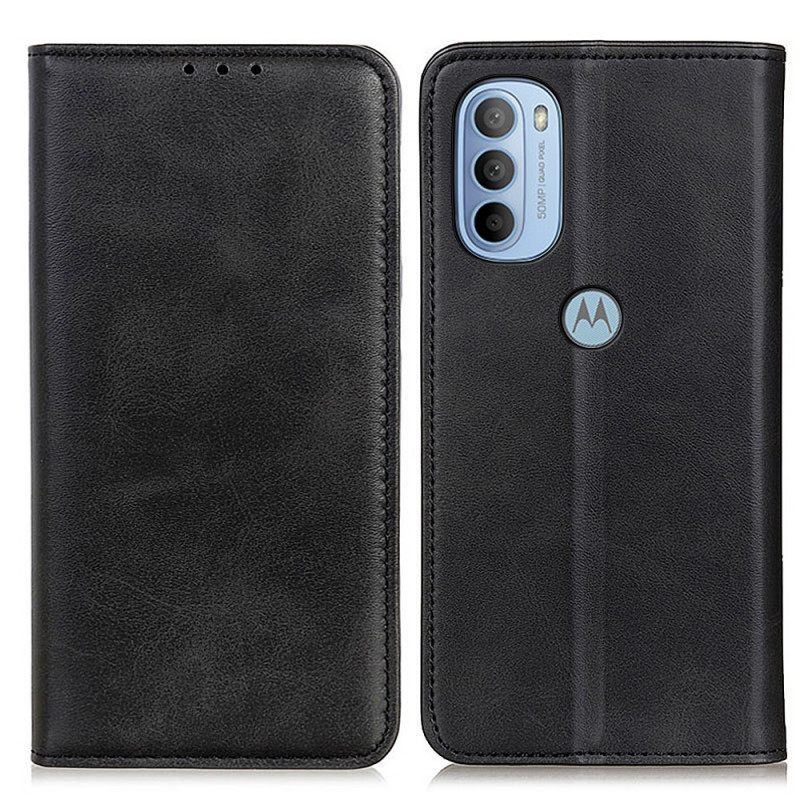 θηκη κινητου Moto G41 / G31 Θήκη Flip Lychee Split Leather