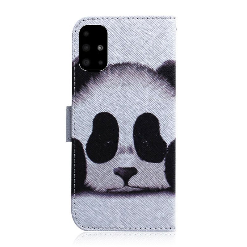 δερματινη θηκη Samsung Galaxy A51 Πρόσωπο Panda