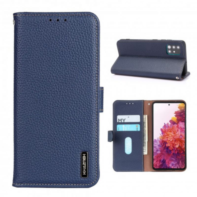 Κάλυμμα Samsung Galaxy A51 Khazneh Lychee Leather