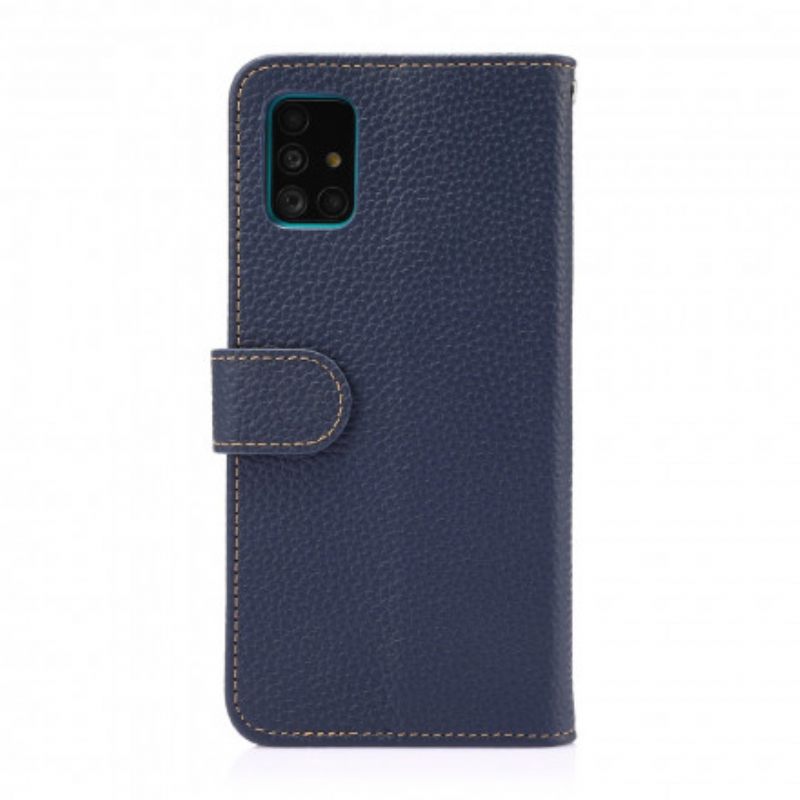 Κάλυμμα Samsung Galaxy A51 Khazneh Lychee Leather