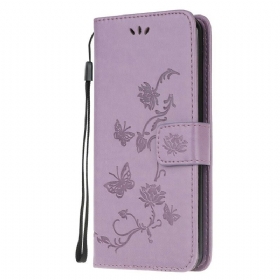 Κάλυμμα Samsung Galaxy A51 με κορδονι Λουράκι Για Πεταλούδες Και Λουλούδια