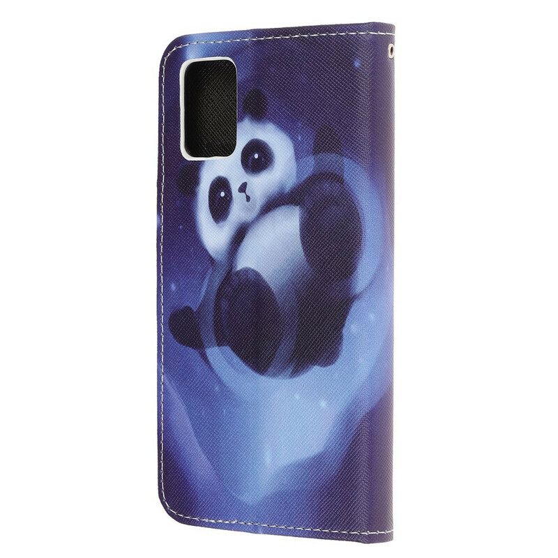 Κάλυμμα Samsung Galaxy A51 με κορδονι Panda Space Με Κορδόνι