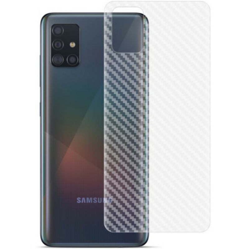 Μεμβράνη Προστασίας Πλάτης Για Samsung Galaxy A51 Carbon Style Imak