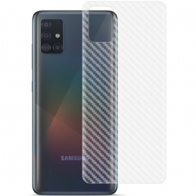 Μεμβράνη Προστασίας Πλάτης Για Samsung Galaxy A51 Carbon Style Imak