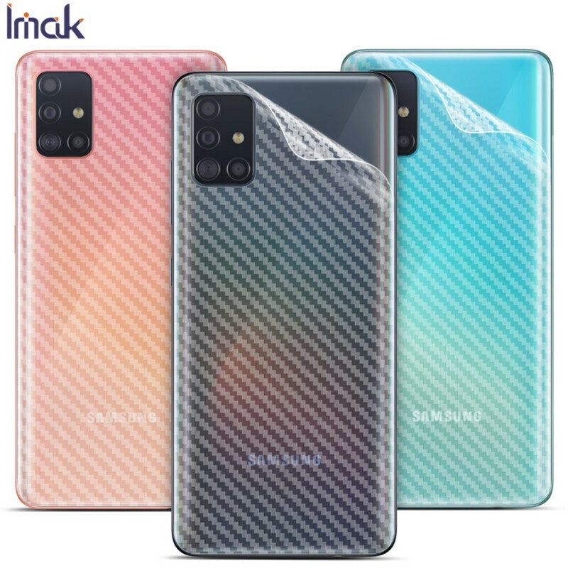 Μεμβράνη Προστασίας Πλάτης Για Samsung Galaxy A51 Carbon Style Imak