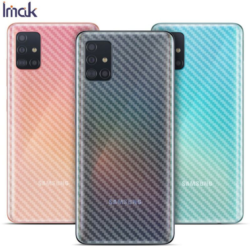 Μεμβράνη Προστασίας Πλάτης Για Samsung Galaxy A51 Carbon Style Imak