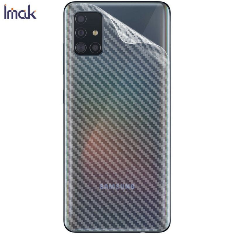 Μεμβράνη Προστασίας Πλάτης Για Samsung Galaxy A51 Carbon Style Imak