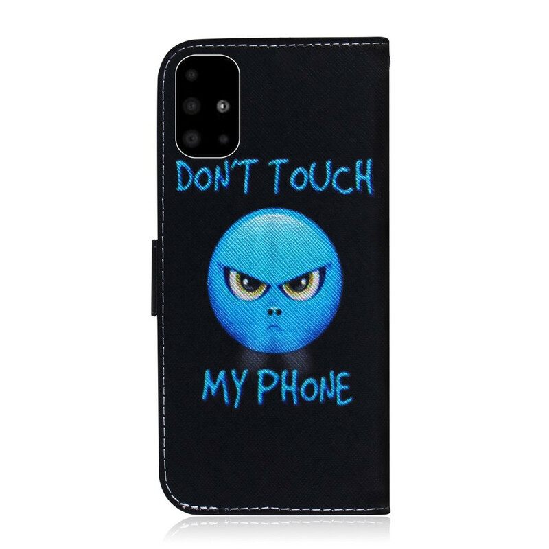 Θήκη Flip Samsung Galaxy A51 Emoji Τηλέφωνο