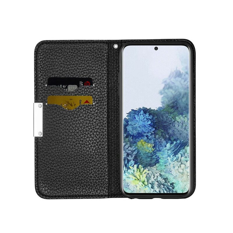 θηκη κινητου Samsung Galaxy A51 Θήκη Flip Faux Leather Litchi Ultra Chic