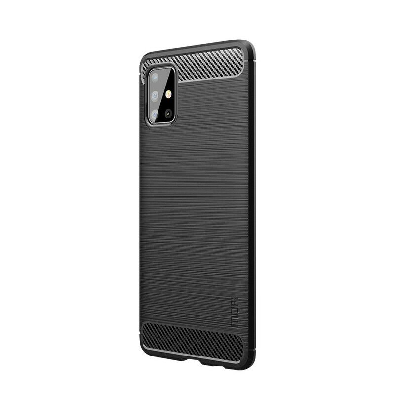 Θήκη Samsung Galaxy A51 Mofi Brushed Carbon Fiber