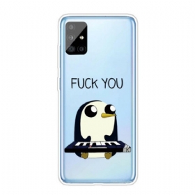 Θήκη Samsung Galaxy A51 Penguin Fuck You