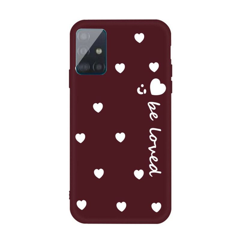 Θήκη Samsung Galaxy A51 Silicone Heart Be Loved